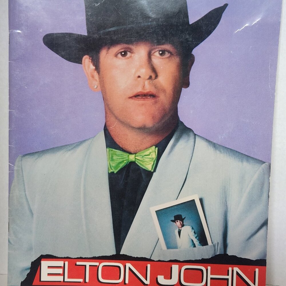 Elton John Concert Program 1982
